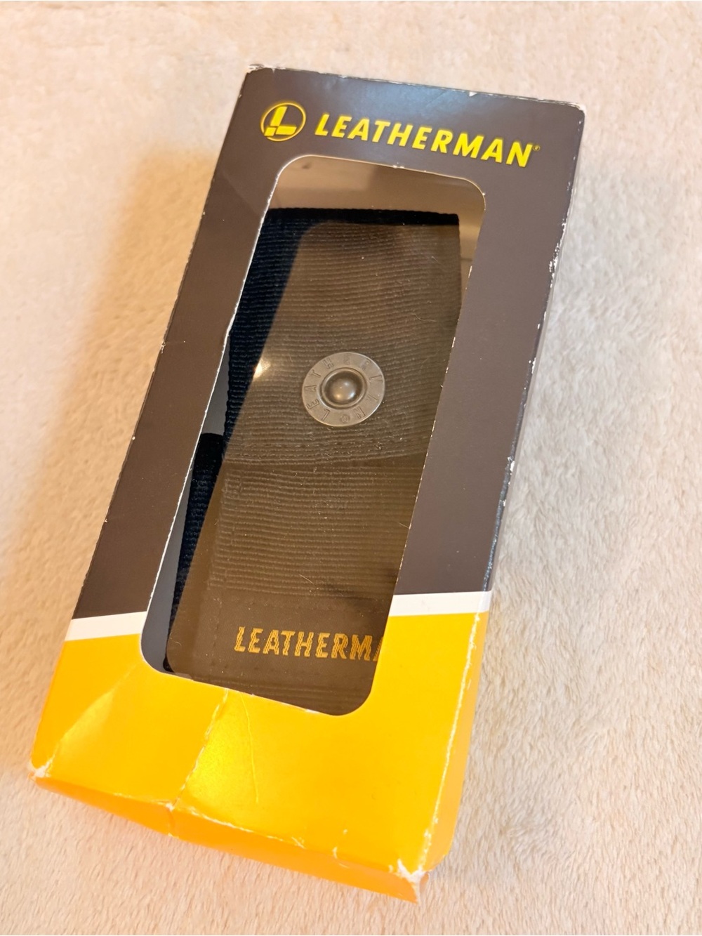 Leatherman Black Nylon Pouch - Durable Tool Sheath for 4.5 Tool